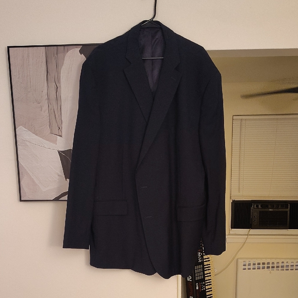 Stafford Men's Elegant Black Blazer